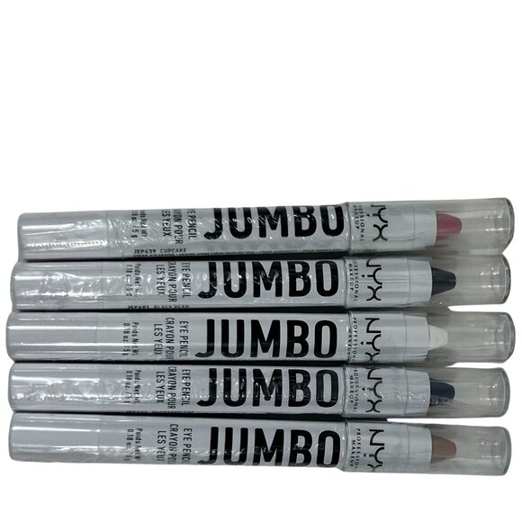 Set of (5) NYX Jumbo Eye Pencil ~ Factory Sealed - Picture 2 of 12